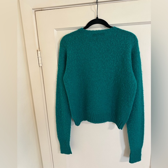 Vintage Ralph Lauren Turquoise Crew Neck Sweater - Picture 2 of 6